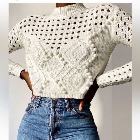 NWOT Petal & Pup Knit Top white - Picture 9 of 12